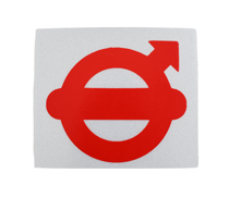 Decal reflex door -73