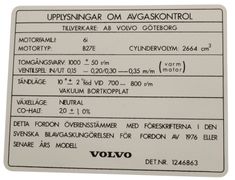 Decal emission control B27E