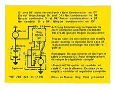 Decal charging relay 6V