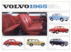 Post card  Volvo cars 1965