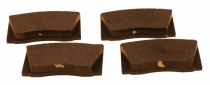 Brake pads Amazon/1800 1-circ.LOW-METAL
