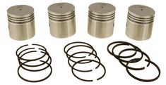 Piston kit with rings B4B 0,040"