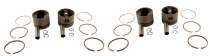 Piston kit with rings B18 0,040"