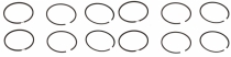 Piston ring kit B19/20 8/73- 0,30"