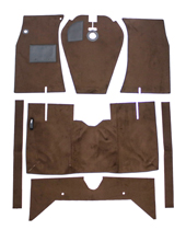 Carpet kit brown for Volvo 122 65-70 M/T