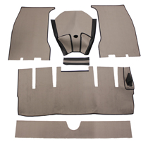 Carpet kit Volvo P1800 greybeige RHD w