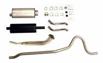 Exhaust system 1800 66-69 twin pipe