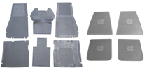 Rubber mat set 544/210 54-68 grey 10 pc.