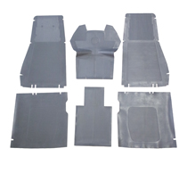 Rubber mat set PV/210 47-68 grey