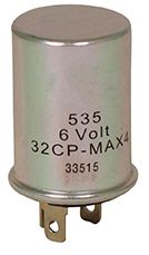 Flasher unit PV/Amazon B16 6V 3-pin