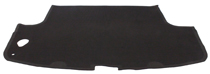 Trunk mat Volvo 1800 61-69 black rubber