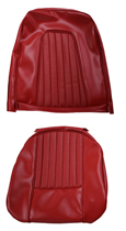 Cover Front seat P1800 61-62 red (vinyl)
