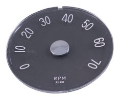 Dial glass, rev counter P1800