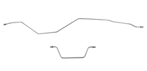 Brake line Duett Prebent LH/RH Rear