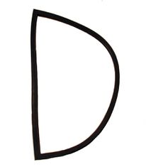 Rear Side window seal 122 2d non opening