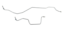 Brake line 120 69-70/1800 1969 L/R rear