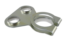 Clamp front on rear silencer1800