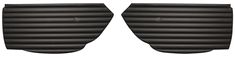 Door panel P1800 1963 upper black LH/RH