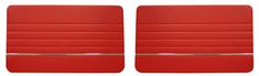 Door panel 544 62-63 red pair