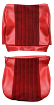 Cover Front seat 544 62-63 red