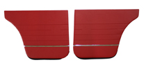 Door panel 120 4d/122 Wagon 62-63 red LH