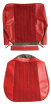 Cover Front seat Amazon 62-63 red