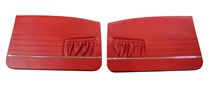 Door panel 130 2d 62-63 red LH