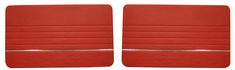 Door panel 544 63-64 red pair