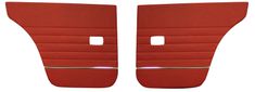 Door panel 120 4d/122 Wagon 1964 red LHR