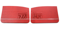 Door panel 130 2d 1964 red LH