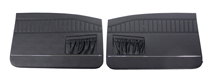 Door panel 122 2d 66-68 black LH/RH