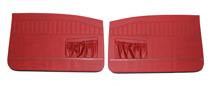 Door panel 130 2d 65-68 Bright red LH/RH