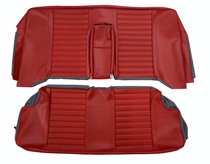 Upholstery rear seat 122 2D 65-8 Br.red