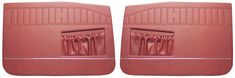 Door panel 122 4d/Wagon 67-68 red Pair