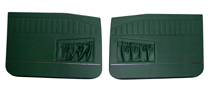 Door panel 122 4d/ Wag 66-67 green Pair