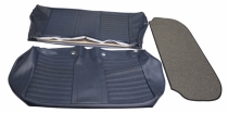 Rear seat upholstery 122 Wagon 1968 blue