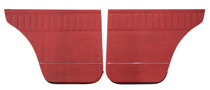Door panel 122 Wagon 1969 red REAR