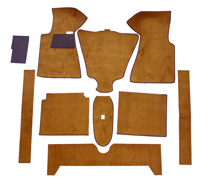 Carpet kit 140 1967-71 column gear. Brow