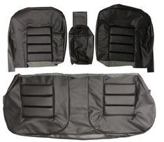 Cover Rear seat 164 71- black ch 22323-