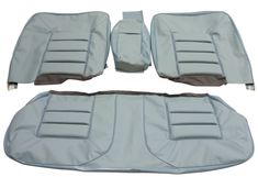 Cover Rear seat 164 72-74 light blue LH