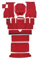 Carpet kit Volvo 1800S red