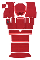 Carpet kit Volvo 1800S red
