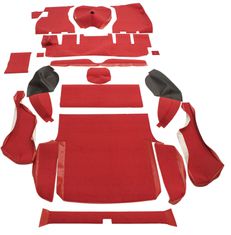 Carpet kit Volvo 1800ES red