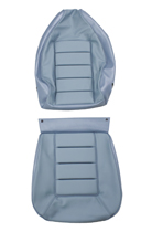 Cover Front seat ES 1973 blue Leather