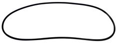 Rubber seal Front screen 445 54-60