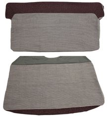 Cover Rear seat 444K-L 56-67 red/grey