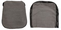 Cover Front seat 445 57-58 grey/blac