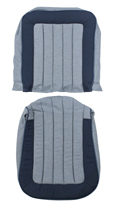 Cover Front seat 444KS 56-57 grey/blue
