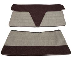 Cover Rear seat 444LS 57-58 red/grey