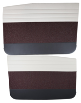 Door panel 120 4d 57-58 red/silver LHF